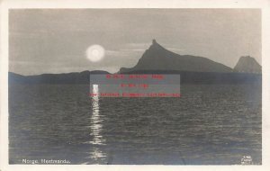 Norway, Hestmando, RPPC, Midnight Sun, Mittet & Co Photo No 1/49