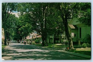 Maplecrest New York NY Postcard Main Street Exterior Houses 1969 Vintage Antique