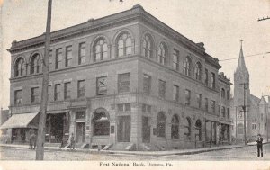 Donora Pennsylvania First National Bank Vintage Postcard AA27014