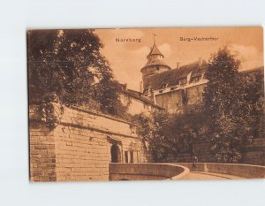 Postcard Burg Vestnerthor Nürnberg Germany