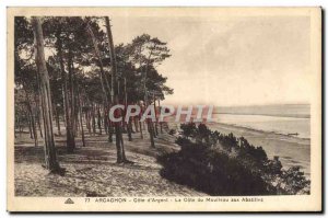 Old Postcard Arcachon Cote D & # 39Argent La Cote Du Moulieau In Abatilles