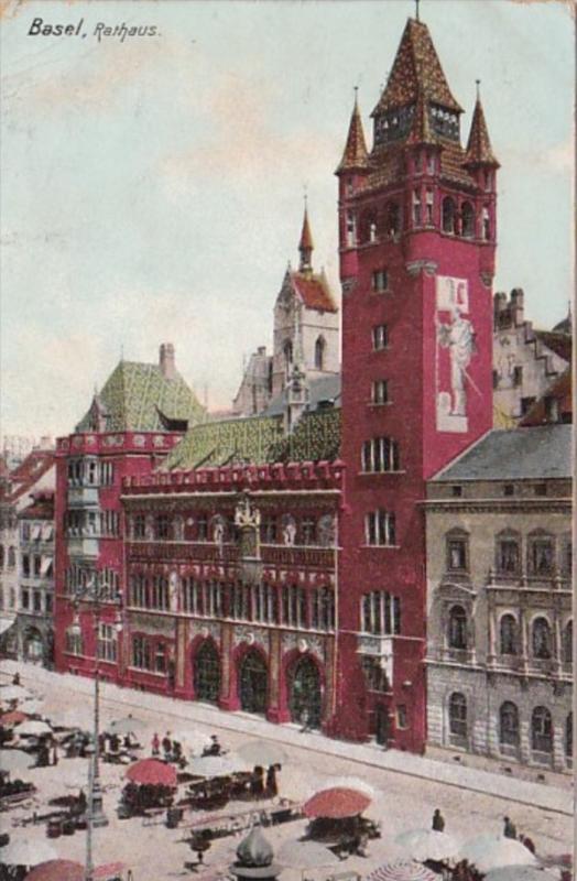 Switzerland Basel Das Rathaus 1906