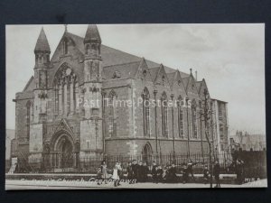 Cardiff: Grangetown St. Paul's Church - shows large group of children  c1908