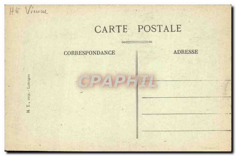 Old Postcard Solignac L & # & # 39Abside of 39Eglise