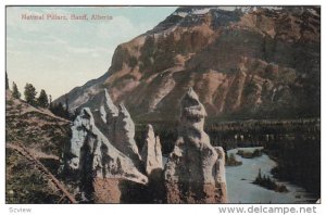 BANFF, Alberta, Canada, 1900-1910´s; Natural Pillars