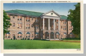 Harrisonburg, Virginia/VA Postcard, Madison College ,Near Mint!