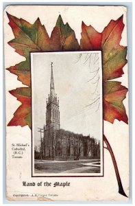 Toronto Ontario Canada Postcard St. Michael's Cathedral RC 1908 Antique Posted