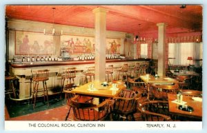 TENAFLY, New Jersey NJ ~ Clinton Inn COLONIAL ROOM Interior Roadside   Postcard