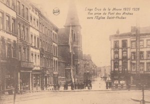 Liege 1925 Floods Crue De La Meuse Pont Des Arches Disaster Belgium Postcard