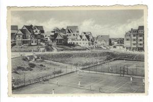 1953 Belgium Photo Postcard - Duinbergen - Tennis Courts (XX14)