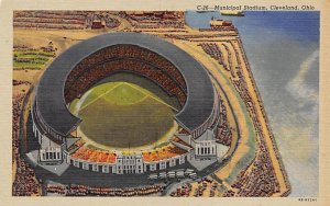 Cleveland Ohio, USA Municipal Stadium Baseball Stadium Unused 