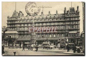 Old Postcard London Charing Cross Station