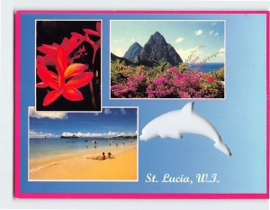 Postcard Saint Lucia