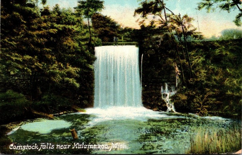 Michigan Kalamazoo Comstock Falls 1909