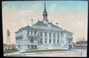 Vintage Postcard 1907-1915 City Hall, Berkeley, California (CA)