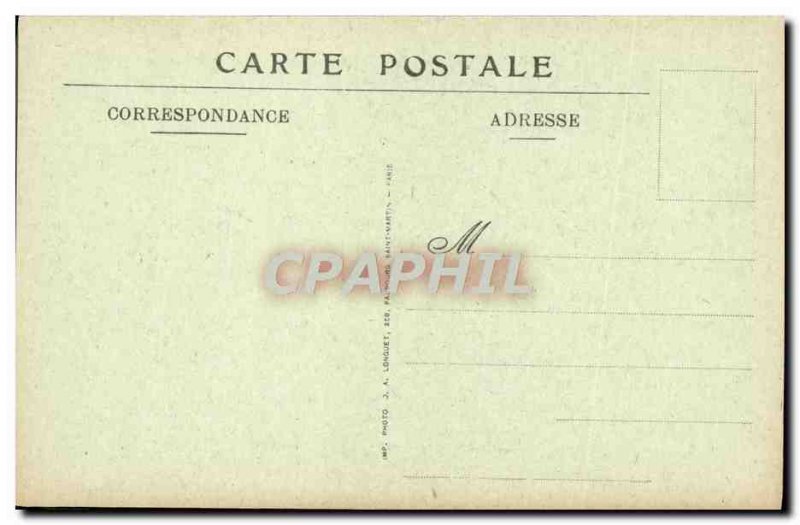 Old Postcard Paris Hotel Des coins Monetary Press