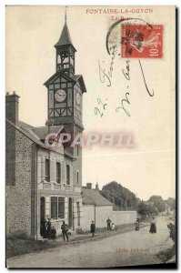 Old Postcard Fontaine la Guyon Post