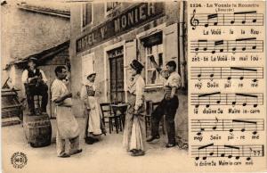 CPA Bourrée - La Vouale la Rouzette - Folklore (690919)