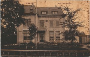 Netherlands Sneek Villa Buitenrust  Vintage Postcard 01.44
