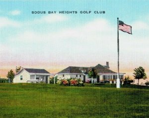 C. 1900-09 Sodus Bay Heights Golf Club Vintage Postcard P129