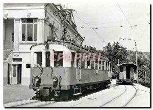 Postcard Modern Tram ABe 4 4 ??1 in Lugano