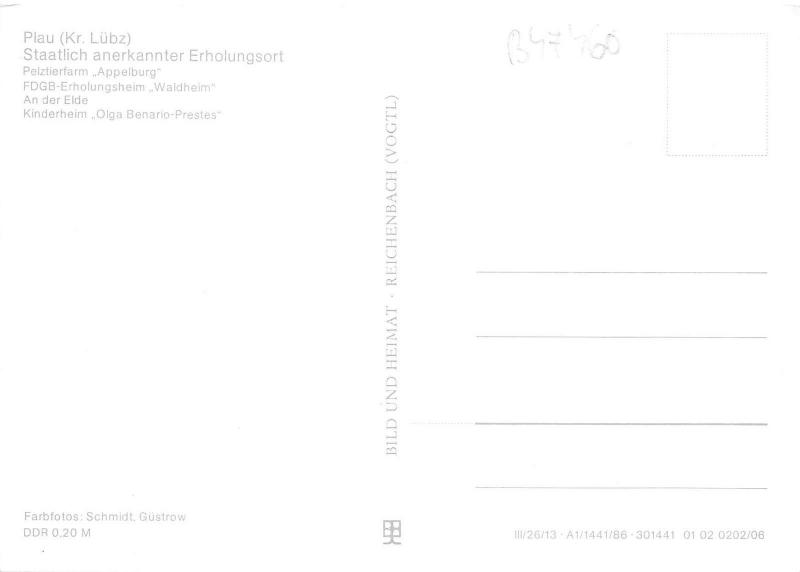 B47460 Plau Lubz boats bateaux multiviews     germany