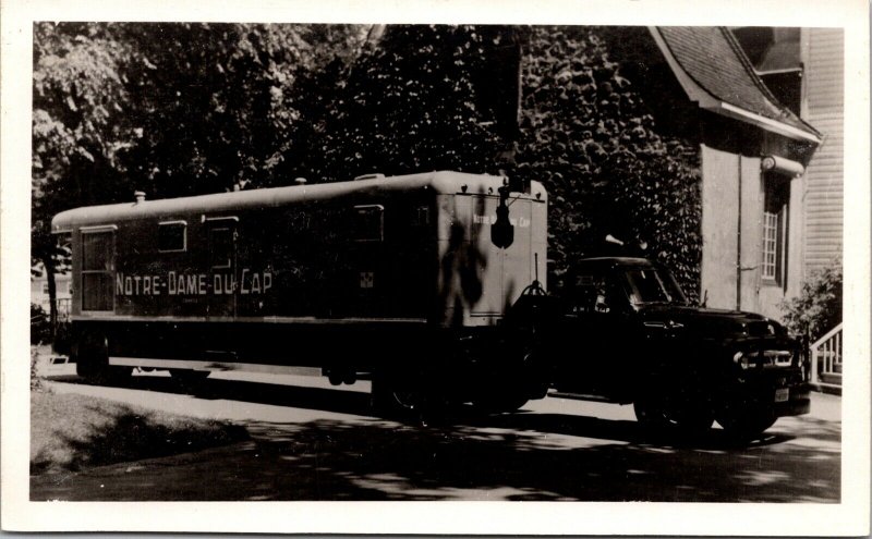 Real Photo Postcard Notre-Dame-du-Cap Truck Trois-Rivières Quebec Canada~134656