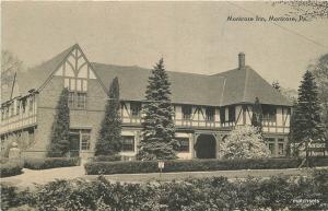 c1910 MONTROSE Inn Pennsylvania Whitman's Phototype postcard 1877