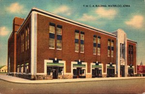 USA Iowa Waterloo Y.M.C.A. Building Vintage Postcard C227