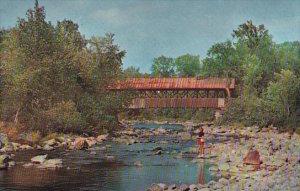 Covered Bridge At Lancaster New Hampshire