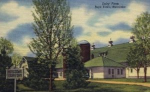 Dairy Farm - Boys Town, Nebraska NE Postcard