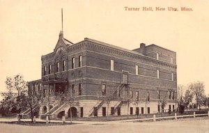 New Ulm Minnesota Turner Hall Vintage Postcard AA30544