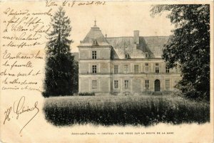 CPA Ancy-le-Franc - Chateau - Vue prise sur la Route de la Gare FRANCE (960624)