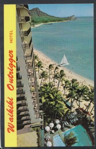 America Postcard - Hawaii - Outrigger Hotel, Waikiki, Honolulu   RS12225