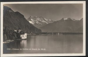 Switzerland Postcard - Chateau De Chillon Et Dents Du Midi   RS98