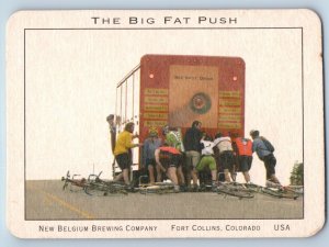 c1960 Big Fat Push New Belgium Brewing Company Fort Collins Colorado CO Postcard