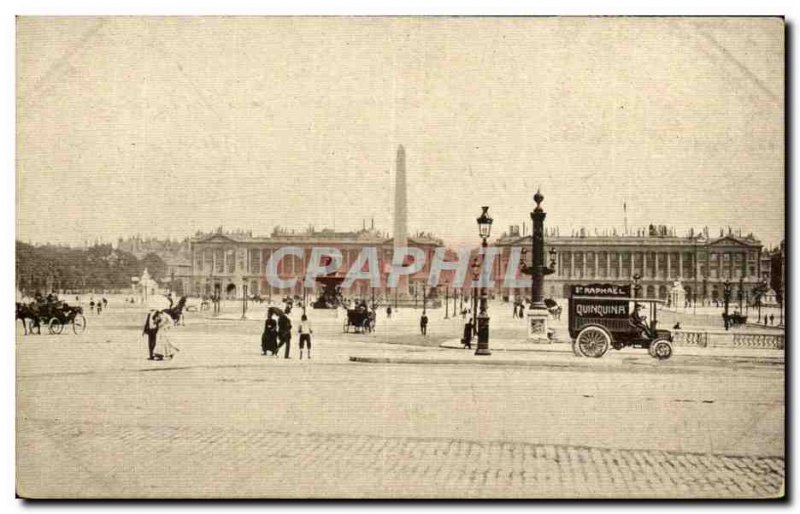 Paris - 8 - Concorde Square - St Raphael Quinquina - Old Postcard