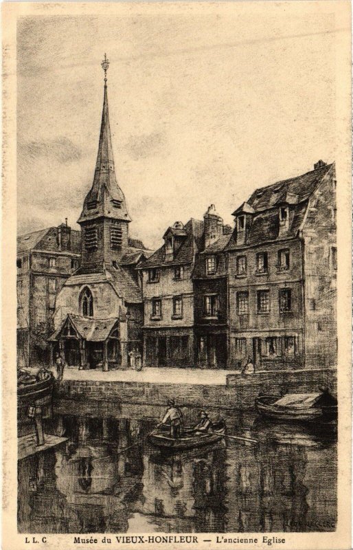 CPA HONFLEUR Musee du Vieux Honfleur - L'Ancienne Eglise (1258548)