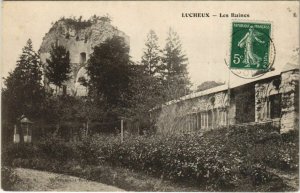 CPA LUCHEUX Les Ruines (807286)