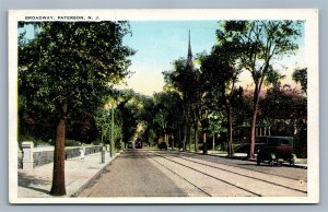 PATERSON NJ BROADWAY ANTIQUE POSTCARD 