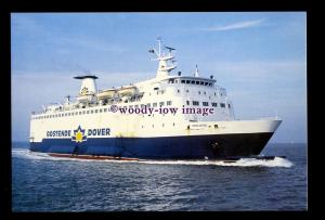 SIM0208 - Belgian Ferry - Reine Astrid , built 1975 ex Stena Nordica - postcard