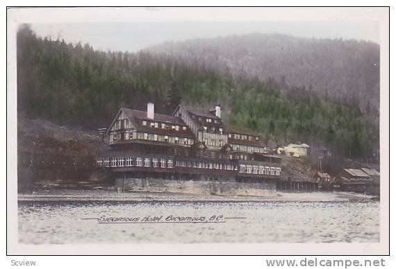 RP; Sieamous Hotel, Bicamous, British Columbia, Canada, PU-1952