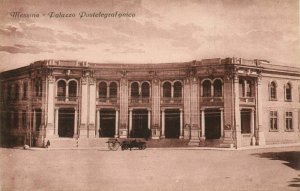 italy, MESSINA, Sicily, Palazzo Postelegrafonico (1910s) Postcard