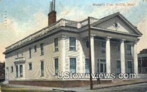 Women's Club Butte MT 1915