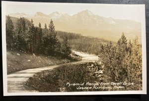 Mint Canada Real Photo Postcard Cover Pyramid Mountain Jasper Park Slark Cavell