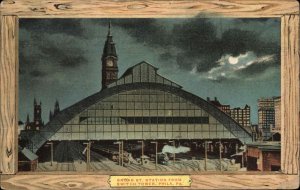 Philadelphia PA Broad St. RR Train Station Depot c1910 Postcard 