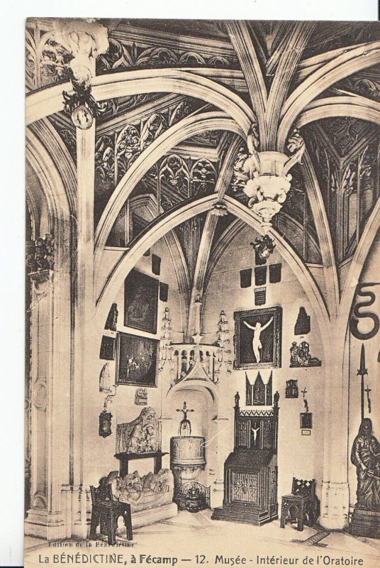 France Postcard - La Benedictine a Fecamp - Musee Interieur de I'Oratoire MB1843