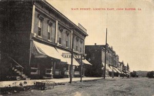 Coon Rapids Iowa Main Street Looking East Vintage Postcard AA7498