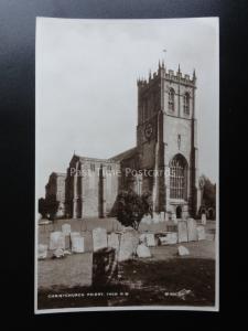 Dorset CHRISTCHURCH PRIORY from N.W. - Old RP Postcard by Walter Scott V921