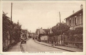 CPA VILLEPARISIS - avenue de la Gare (120100)